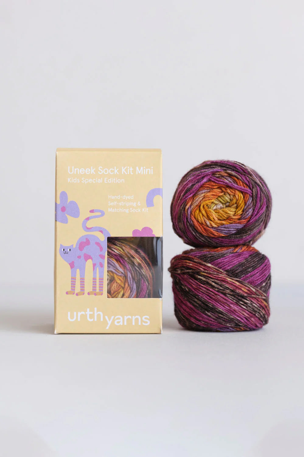 Urth Yarns, Uneek sock kit mini, håndfarvet strømpegarn - 59