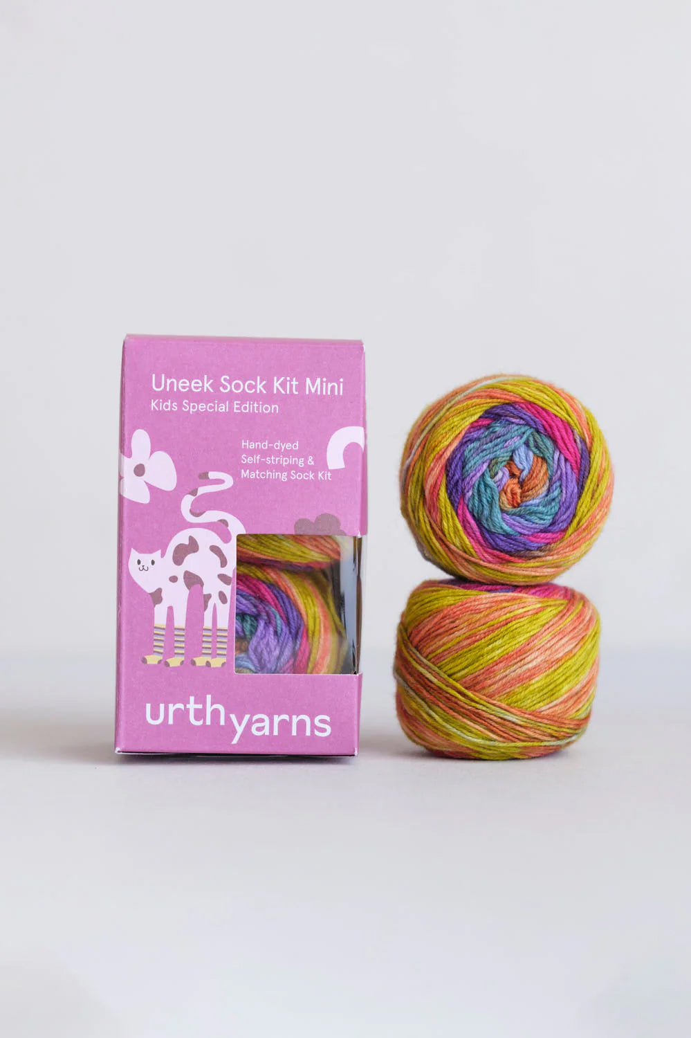 Urth Yarns, Uneek sock kit mini, håndfarvet strømpegarn - 68