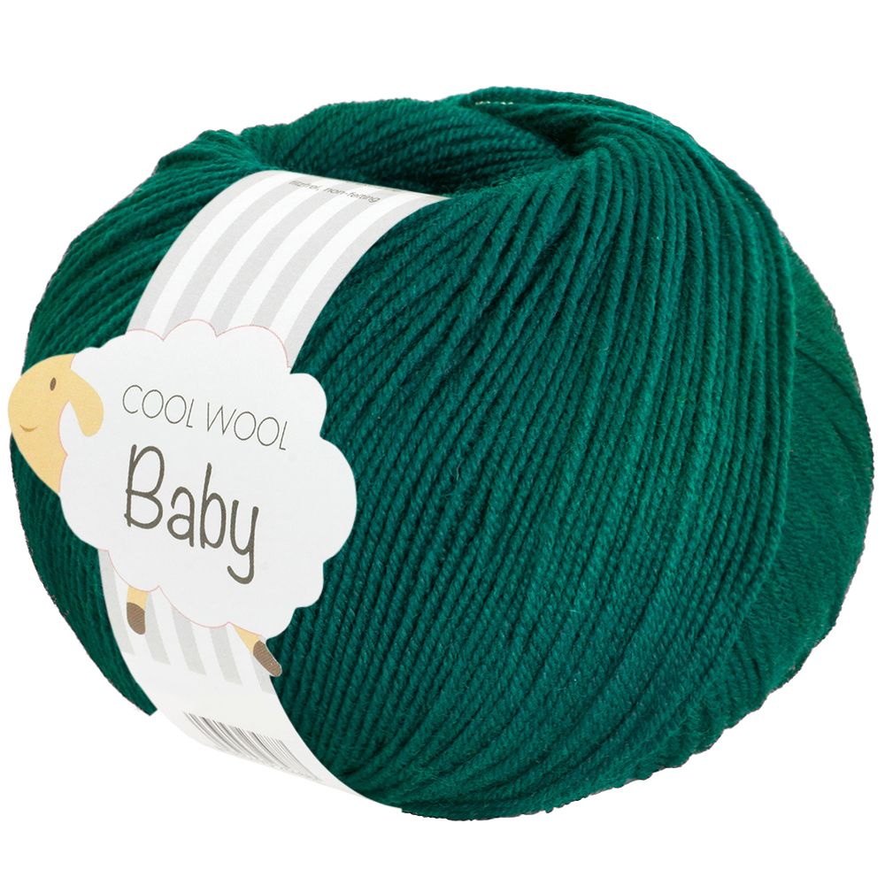 Lana Grossa Cool Wool Baby, merinould - 320 Grøn