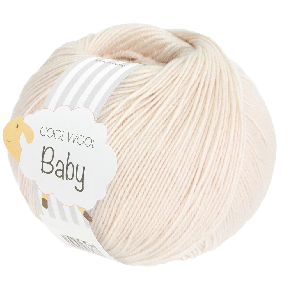 Lana Grossa Cool Wool Baby, merinould - 323 Lys Beige