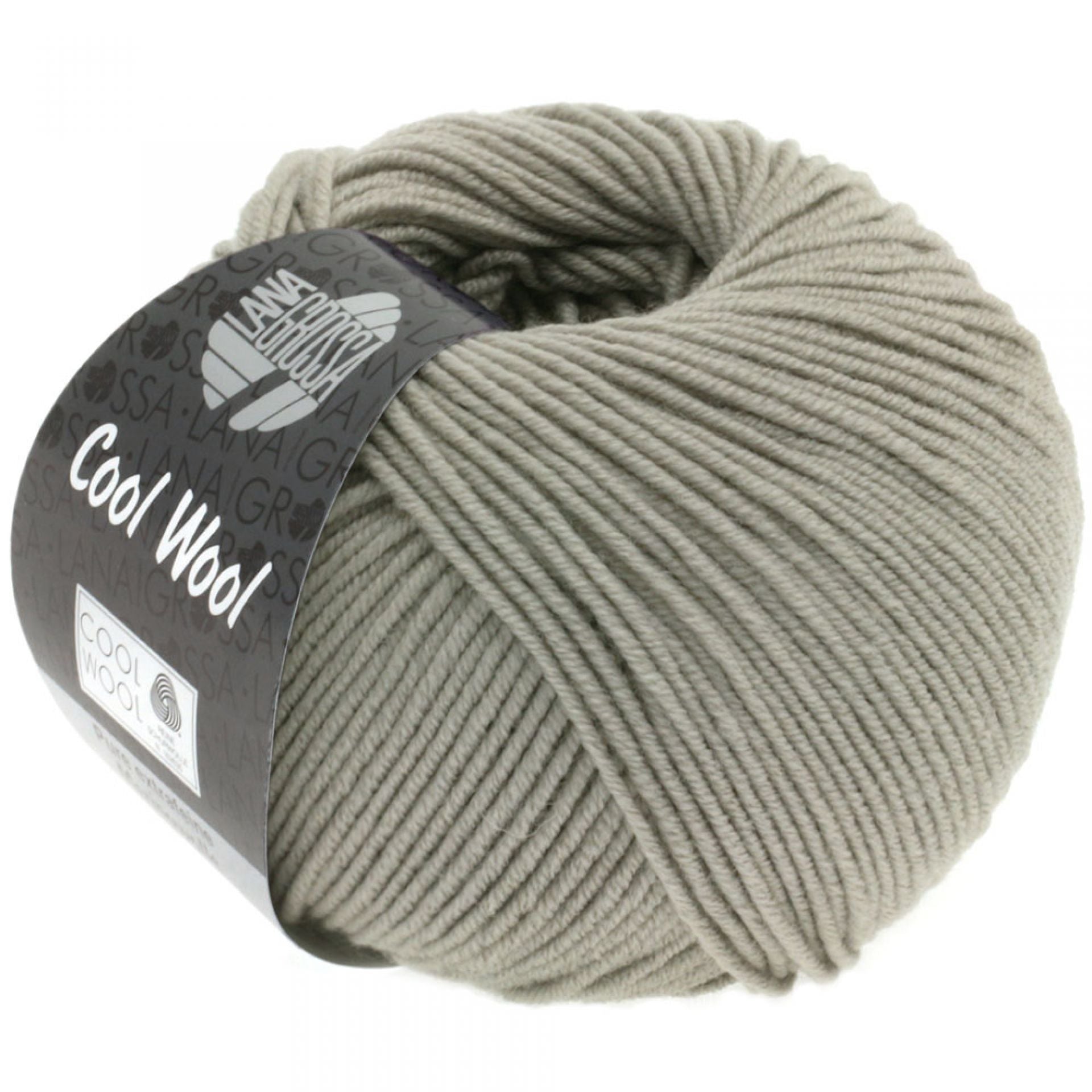 Lana Grossa Cool Wool, merinould - 2027 Grå brun