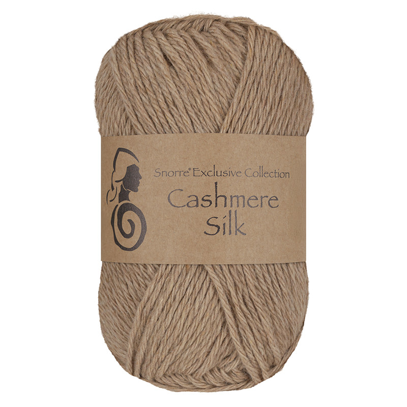 Viking Snorre Cashmere Silk - 607 Karamel, Kashmir/silke, fra Viking