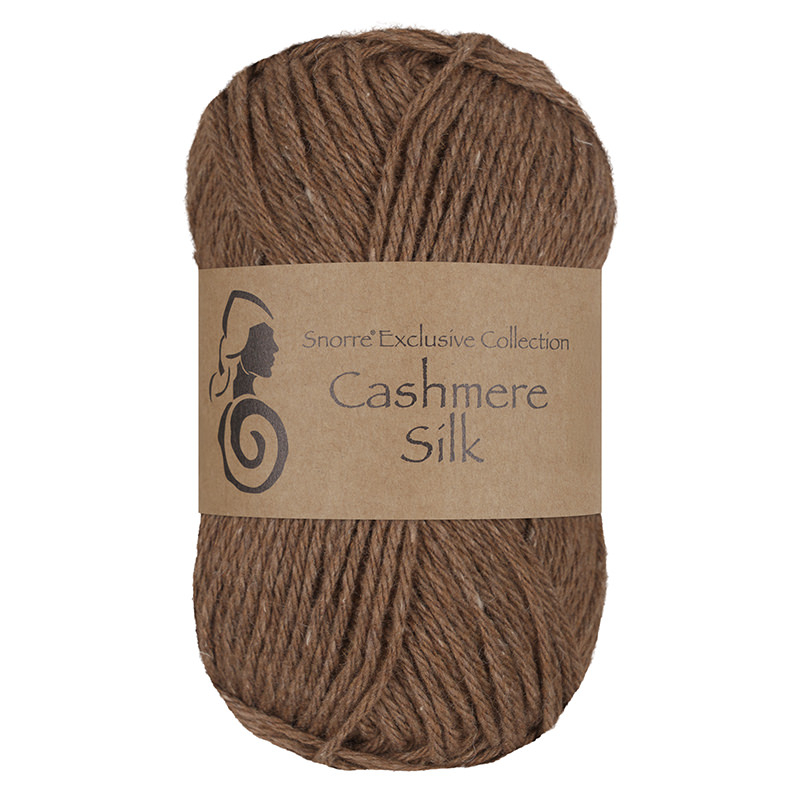 Viking Snorre Cashmere Silk - 609 Chokolade, Kashmir/silke, fra Viking