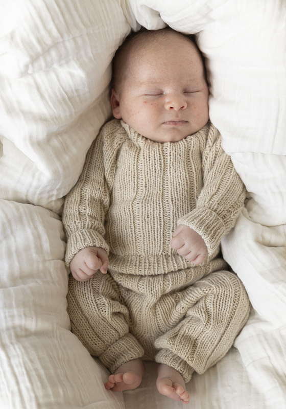 "Mys" Bluse og buks - Viking Design SEC 12-2C Kit - 1 - 24 mdr - Viking cashmere silk, fra Viking