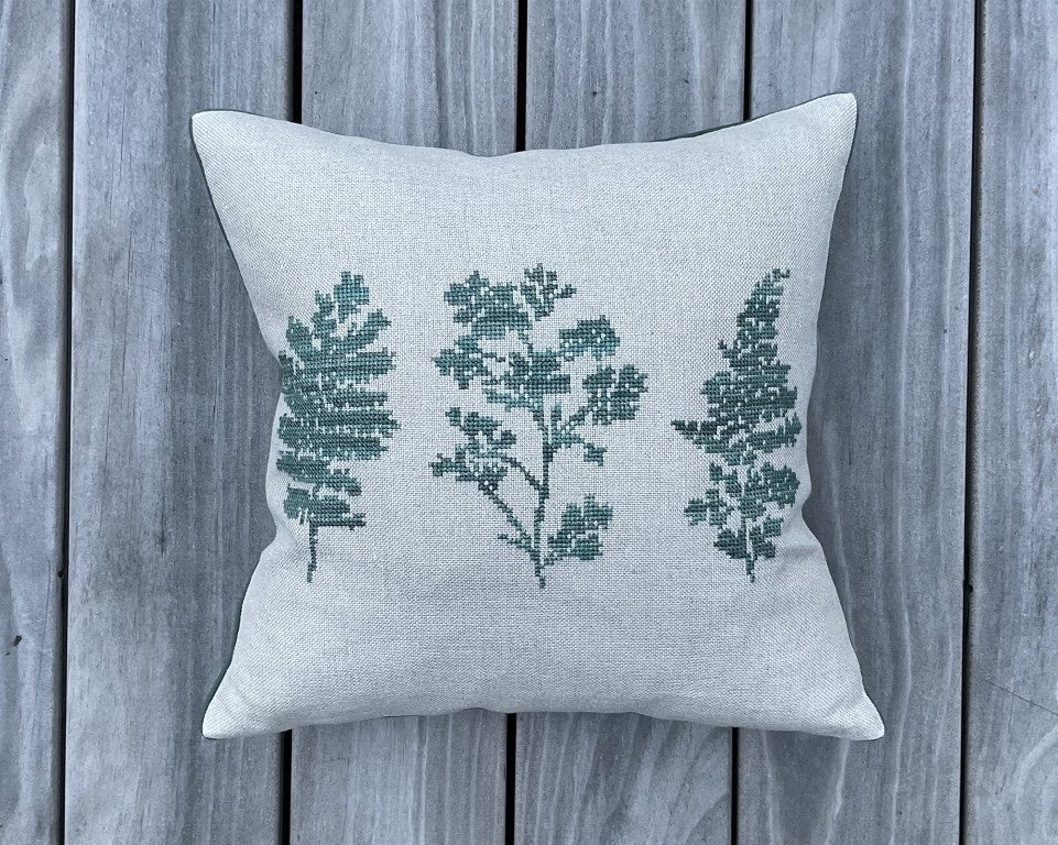 Baldyre Broderi, Puder, Broderikit - Hebarium Grøn