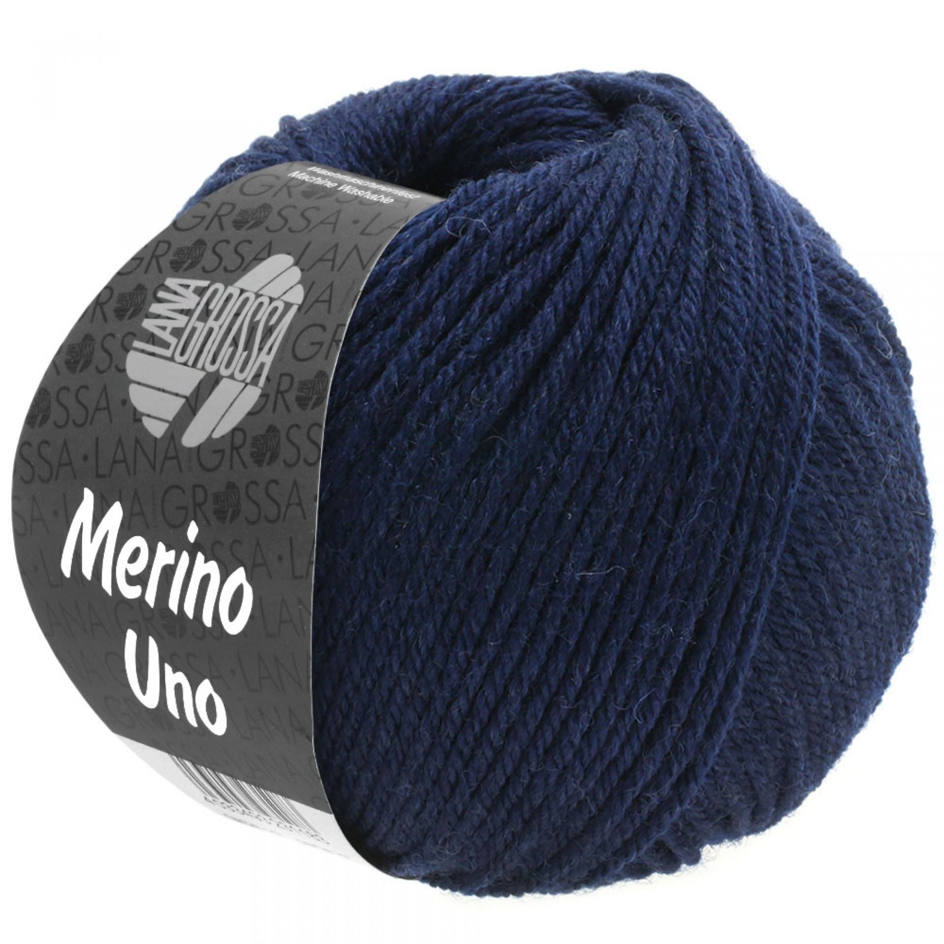 Lana Grossa Merino Uno, merinouldgarn - 05 Mørkeblå