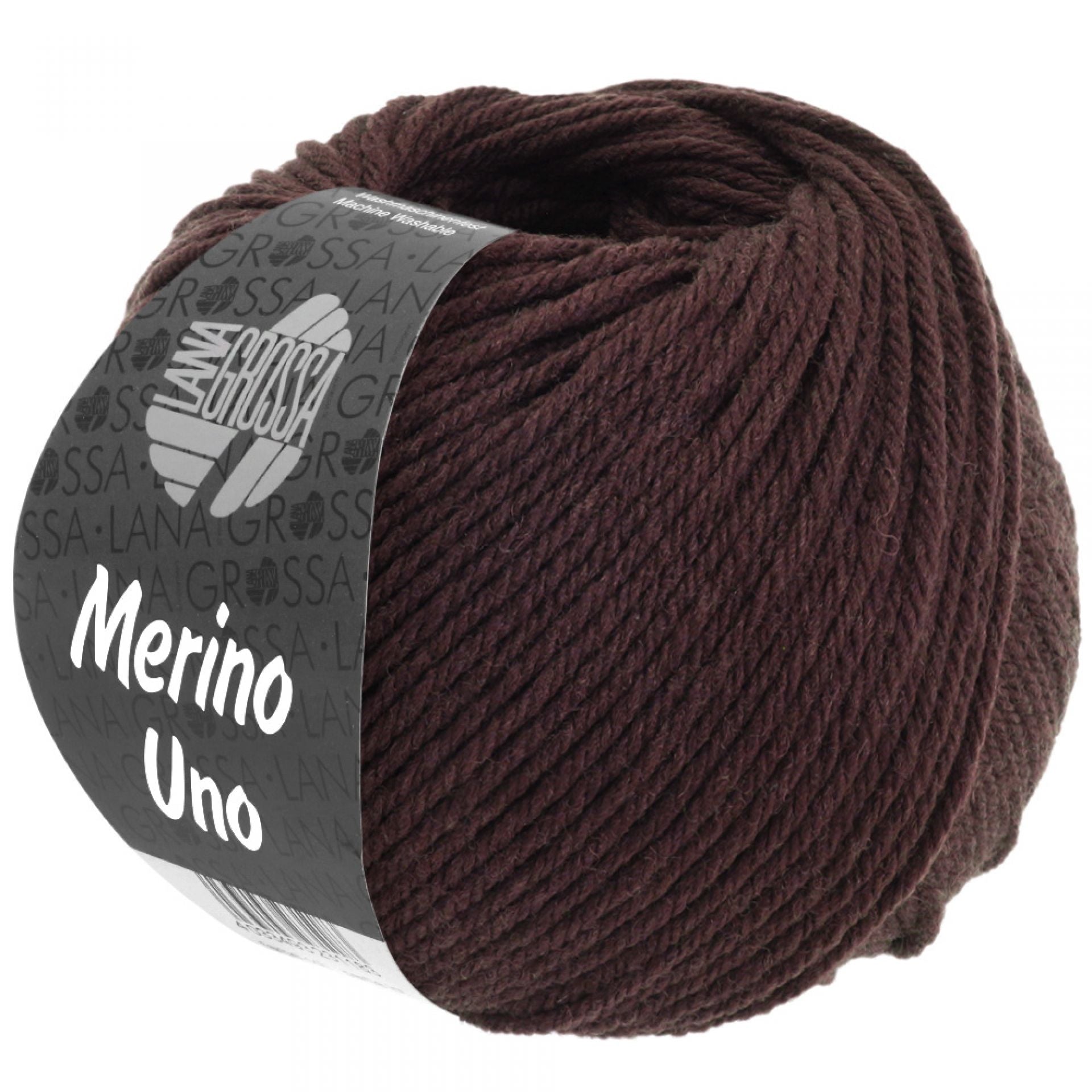 Lana Grossa Merino Uno, merinouldgarn - 50 Coffee (lot 11167)