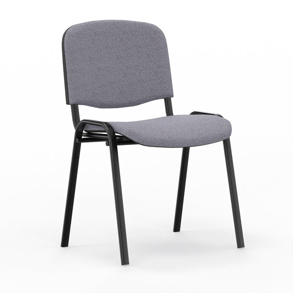 Iso stol, Grå med sorte stoleben
