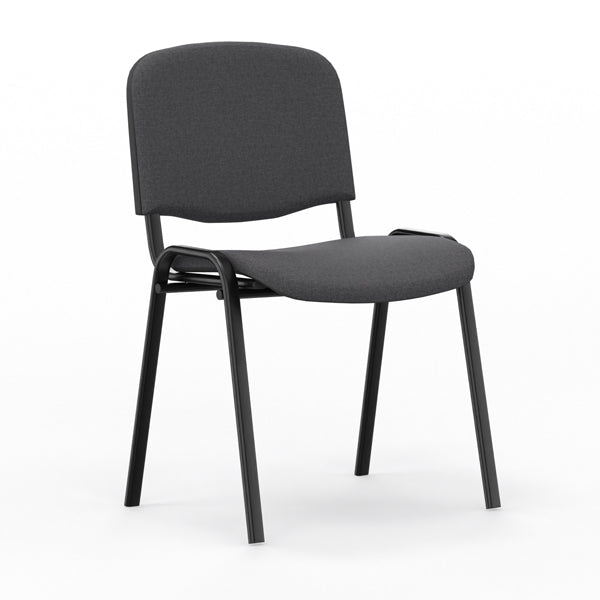 Iso stol, Mørk grå med sorte stoleben