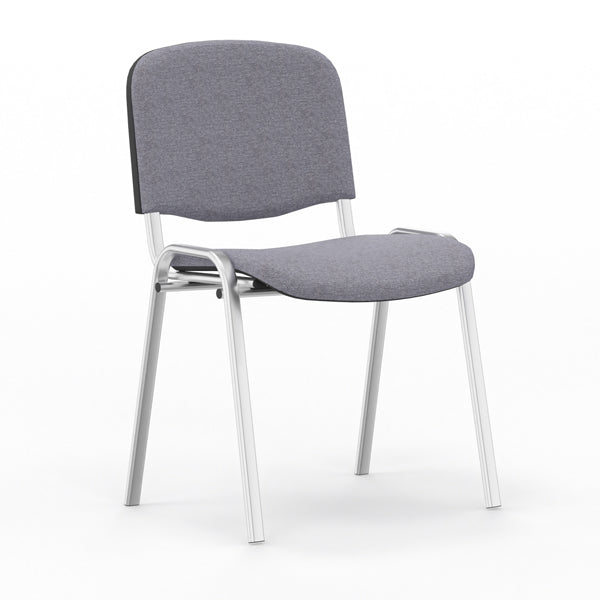 Iso stol, Grå med alugrå stoleben