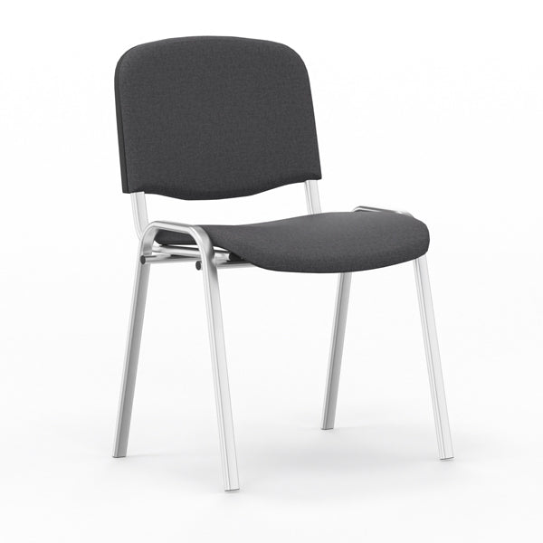 Iso stol, Mørk grå med alugrå stoleben
