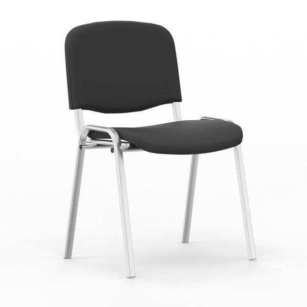 Iso stol, Sort med alugrå stoleben