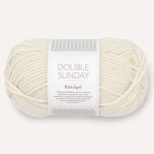 PetiteKnit DOUBLE SUNDAY Whipped Cream 1012
