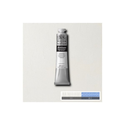 Artisan water mix oil 200ml titanium white 644