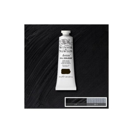 Artists oil colour 37ml ivory black 331