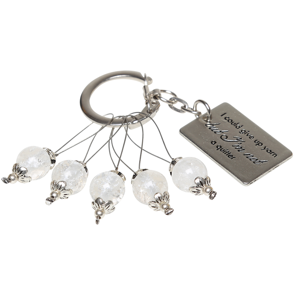 Maske markører - 5 stk Crystal Quartz