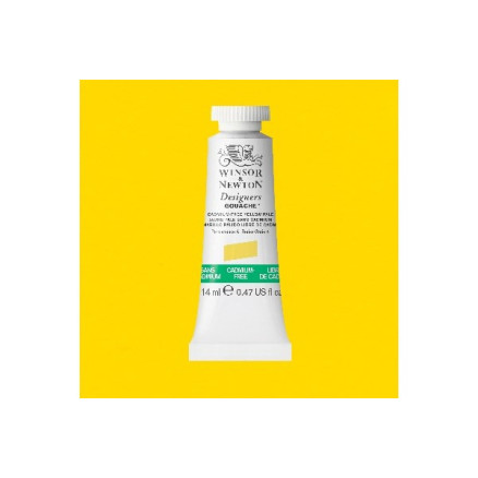 Designers gouache 14ml cadminum-free, Yellow Pale