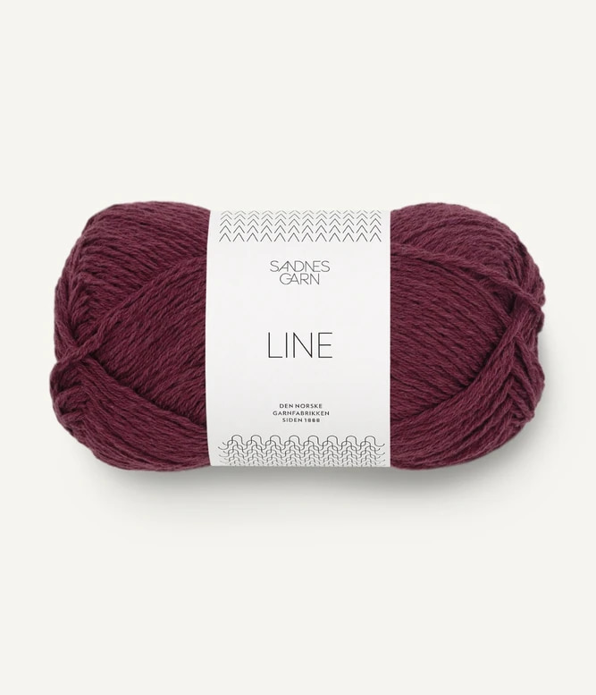 Line Dyp Burgunder 4372