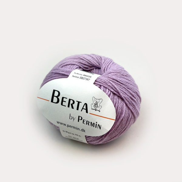 Sweater med striber i struktur | Strikkekit - Lavendel - 58 / 12 år