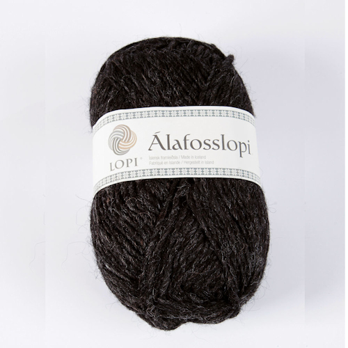Alafoss lopi - Black heather (0005)