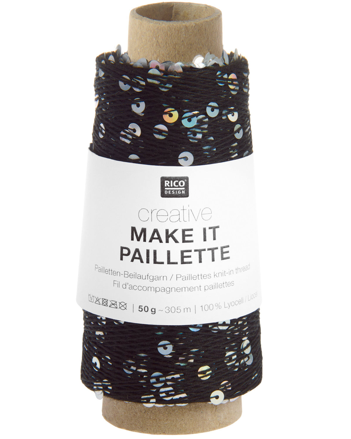Creative Make It Paillette - Black Silver - 12