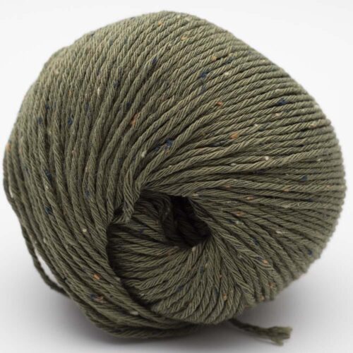 Gossypium Cotton Tweed Garn - khaki (06)