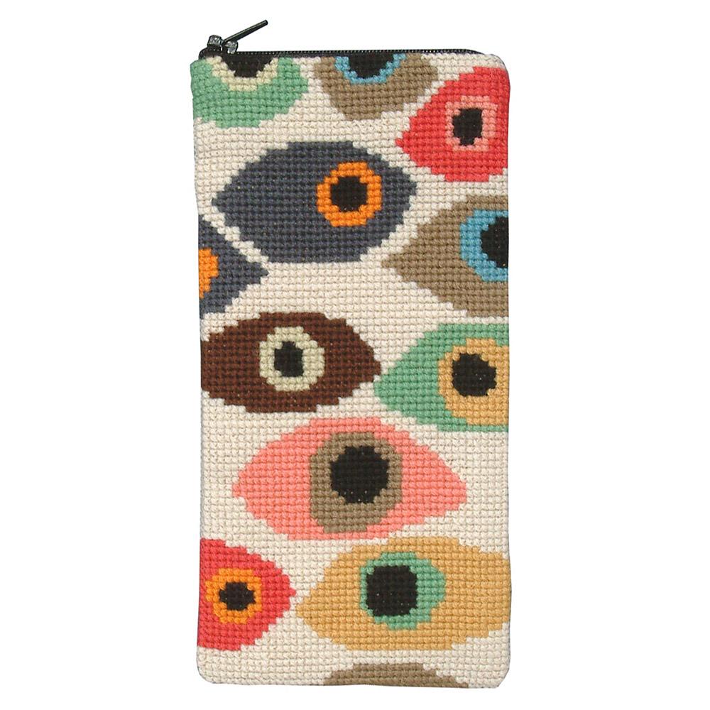 Fru Zippe - brille etui "øjesten"