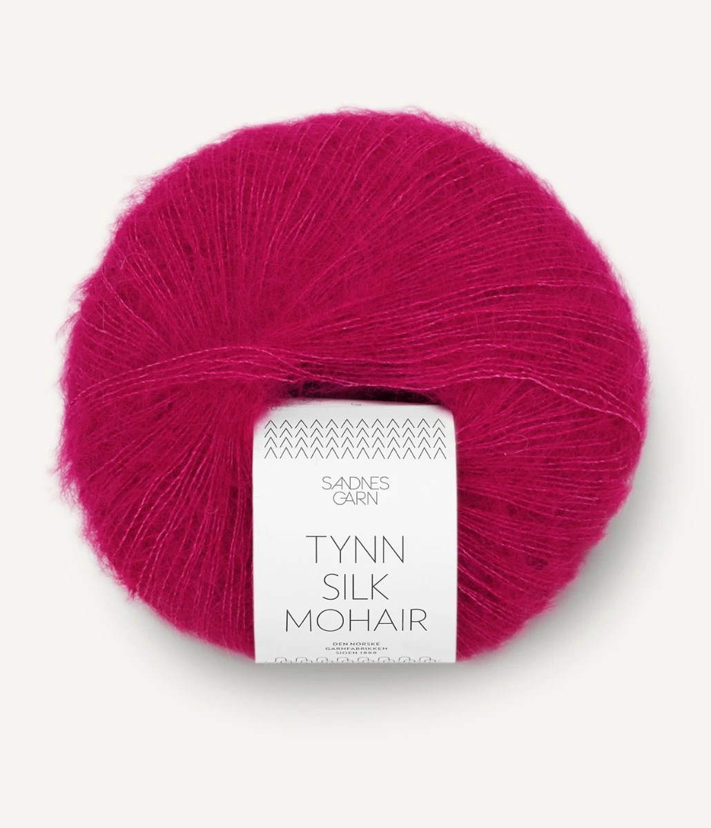 Tynn Silk Mohair Jazzy Pink 4600