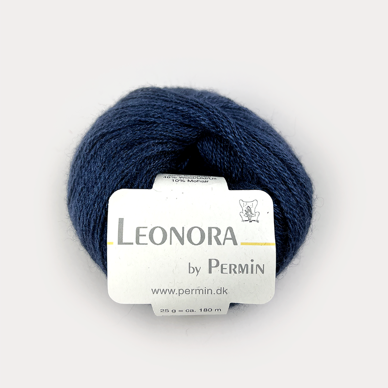 Tunika med flæse | Strikkekit - Navy - 19 / 1 år