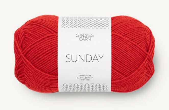 Sunday Scarlet Red 4018