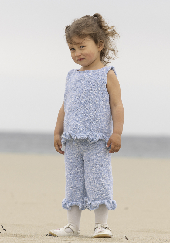 "Sandrose" Top & bukser - Viking Design 2614-1B Kit - 2 - 12 år - Viking Lotta, fra Viking