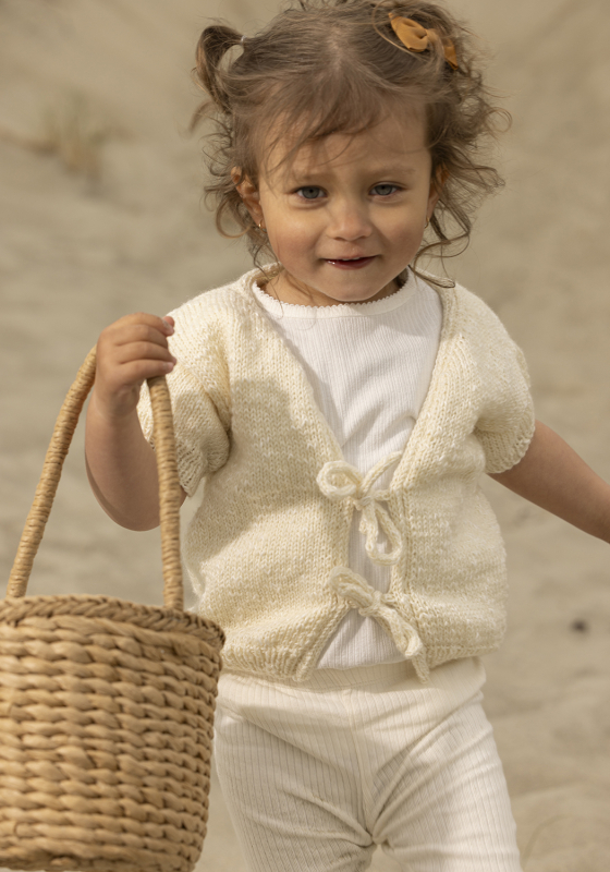 "Perlemor" cardigan - Viking Design 2614-2 Kit - 2 - 12 år - Viking Lotta, fra Viking