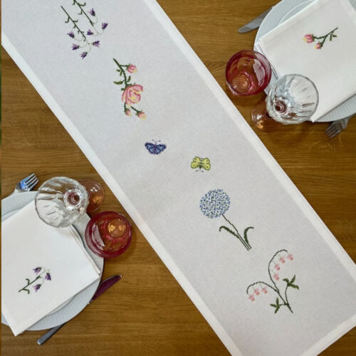 Pomp Stitch - Spring time - løber
