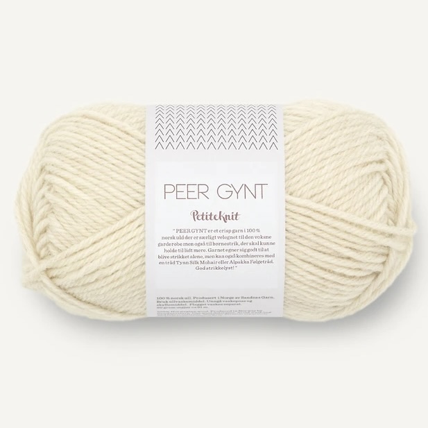 PetiteKnit Peer Gynt Milk Melange 1016
