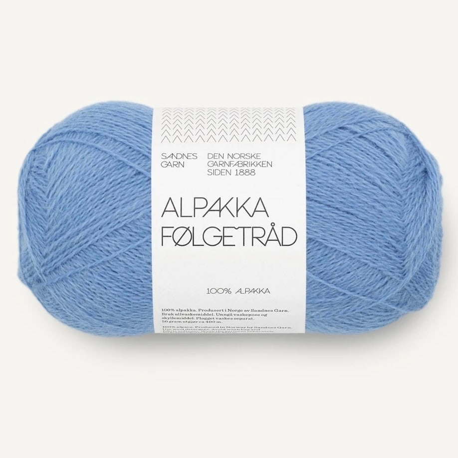 Alpakka Følgetråd Provence Blue 5824
