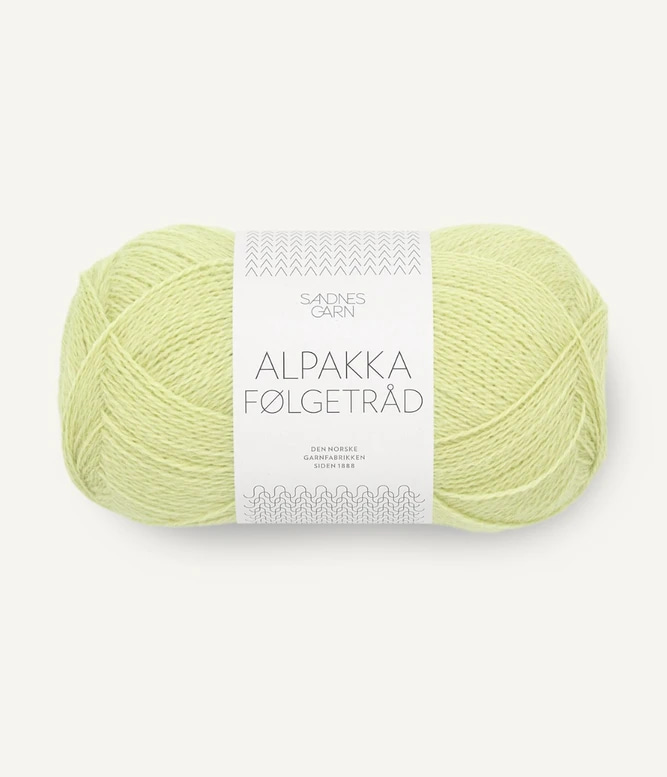 Alpakka Følgetråd Lime Punch 9523