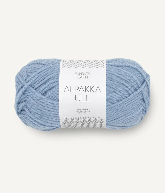 Alpakka Ull Blå Hortensia 6032
