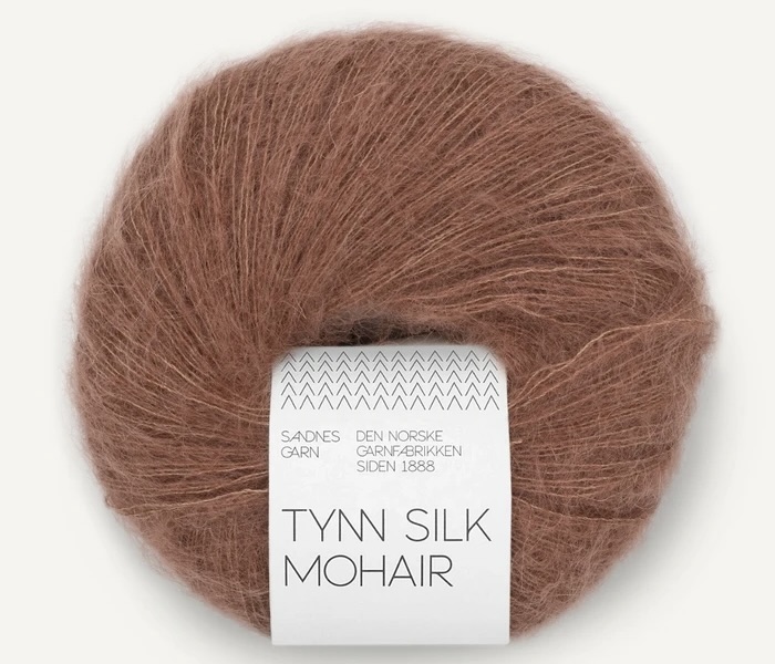 Tynn Silk Mohair Pecan Brown 3052