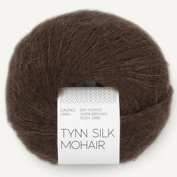 Tynn Silk Mohair Cacao nibs 3091