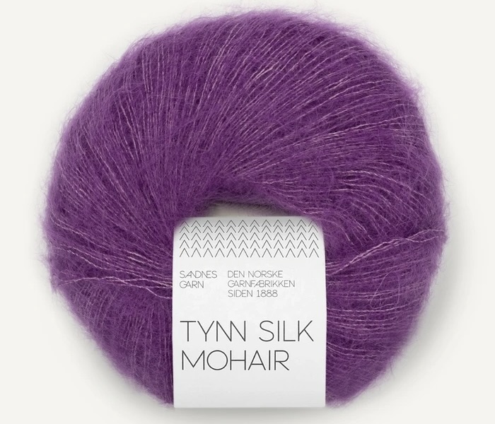 Tynn Silk Mohair Plum 5045