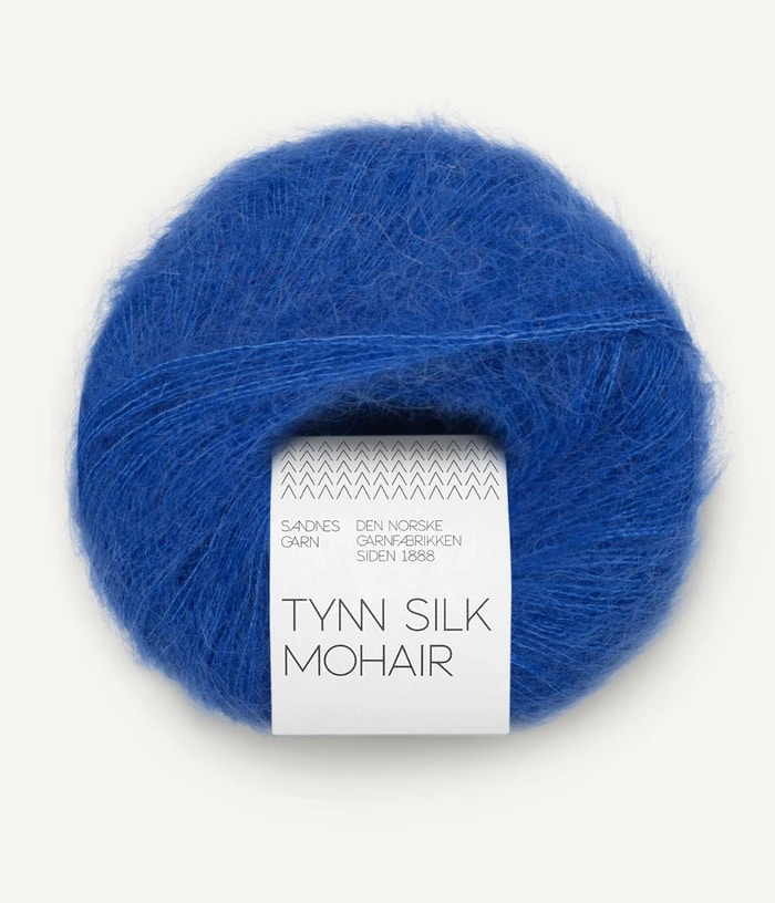 Tynn Silk Mohair Dazzling Blue 5845