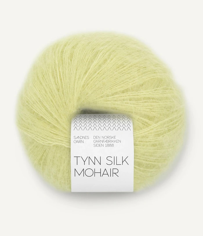 Tynn Silk Mohair Lime Punch 9523