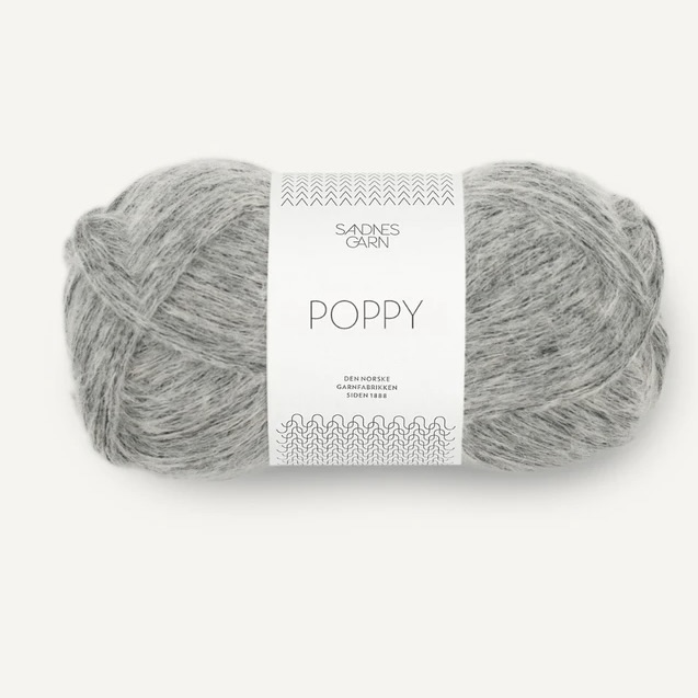 Sandnes Poppy Gråmelert 1042