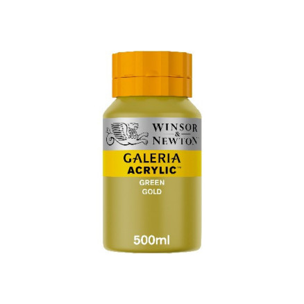 Galeria Acrylic 500Ml Green Gold 294