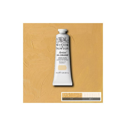 Artists oil colour 37ml naples yellow 422