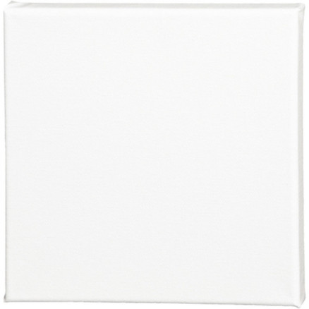 Malerlærred, D: 1.6 cm, str. 20x20 cm, 360 g, hvid, 10 stk./ 1 pk.