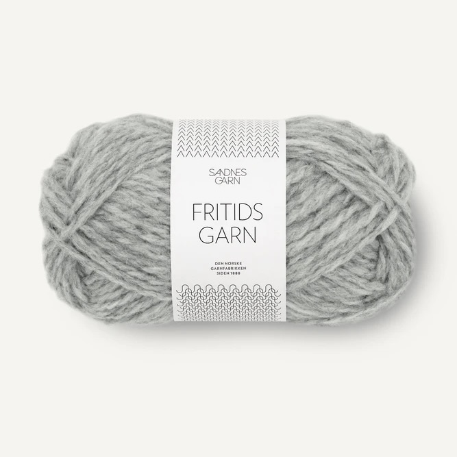 Fritidsgarn Gråmelert 1042