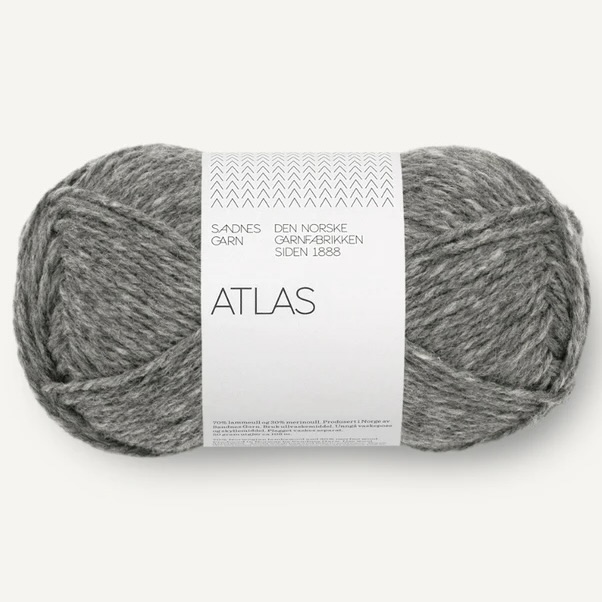 Atlas Mørk gråmelert 1055