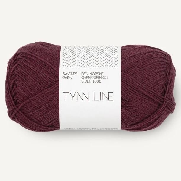 Tynn Line Burgundy 4372