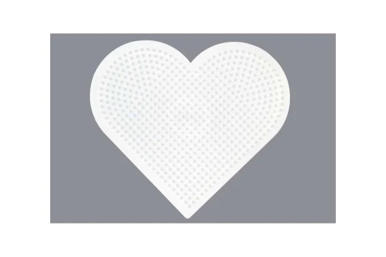 Hama stiftplade hjerte stor 16x17,5cm - 233TR
